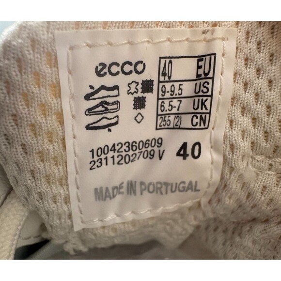 ECCO Core Hydromax Women's Spikeless Street Golf Shoes Size EU 40 US 9-9.5 White - Picture 11 of 11